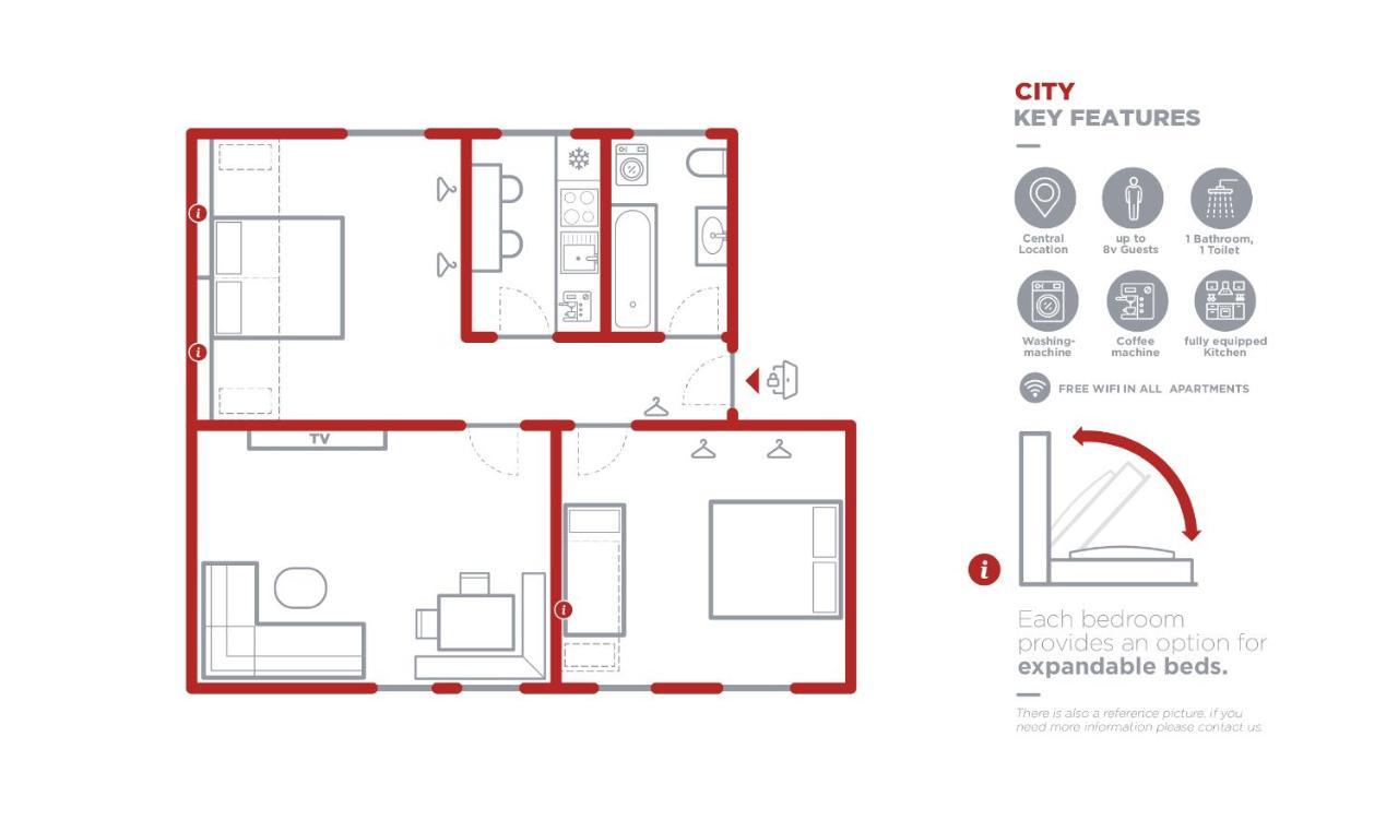 Linz City Apartamento Exterior foto